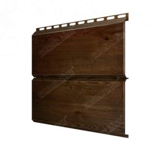 Металлический сайдинг Grand Line Экобрус Antique Dub