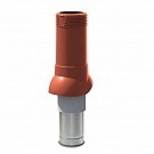 Вентиляционный выход ТехноНИКОЛЬ D125/160 Красный