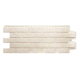 Фасадные панели GRAND LINE Состаренный Кирпич Молочный