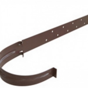 Водосточная система Grand Line Standart Кронштейн желоба металл коричневый