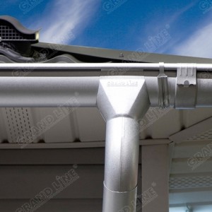 Соединитель желоба 125 мм Al-Zn Grand Line 125x90