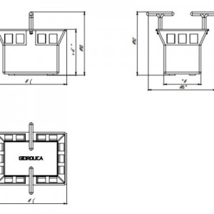 Корзина для дождеприёмника Grand Line Gidrolica Point 200x200