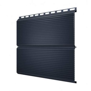 Металлический сайдинг Grand Line Экобрус gofr мокрый асфальт 0,5 Satin