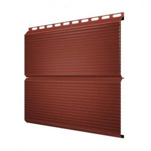 Металлический сайдинг Grand Line Экобрус gofr терракота 0,5 Satin