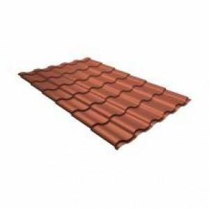 Металлочерепица кредо Grand Line 0,5 Quarzit Cuprum Steel