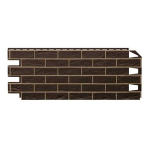 ПАНЕЛЬ ОТДЕЛОЧНАЯ VILO BRICK DARK BROWN С ФУГОЙ