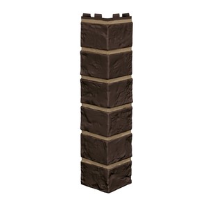 НАРУЖНЫЙ УГОЛ VILO BRICK DARK BROWN С ФУГОЙ