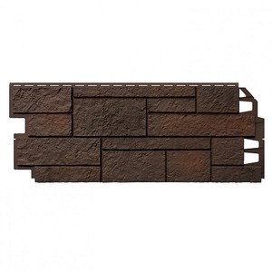 Цокольный сайдинг Vox Solid Sandstone Dark brown