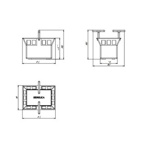 Корзина для дождеприёмника Gidrolica Point 200×200