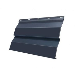 Металлический сайдинг Grand Line Корабельная доска мокрый асфальт 0,5 Satin