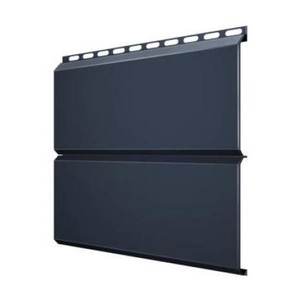 Металлический сайдинг Grand Line Экобрус мокрый асфальт 0,5 Satin