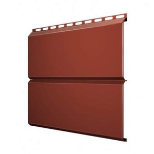Металлический сайдинг Grand Line Экобрус терракота 0,5 Satin