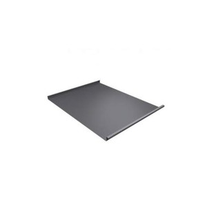 Фальц двойной стоячий 0,5 Satin с пленкой на замках RAL 7004 сигнальный серый