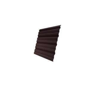 Кровельный профнастил С10R 0,45 PE-Double RAL 8017 шоколад