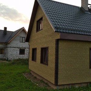 Монтаж цокольного сайдинга Альта-Профиль Каньон Монтана
