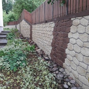 Выполнен монтаж фасадных панелей Альта-Профиль Бутовый Балтийский и Скифский камень