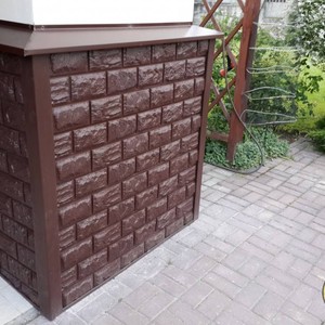 Монтаж цокольного сайдинга Holzplast D4 Корица