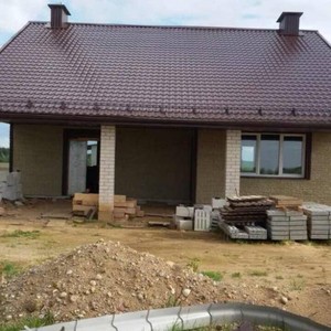 Отделка фасада панелями Альта-Профиль Каньон Монтана
