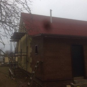 Отделка фасада панелями Альта-Профиль Каньон Канзас