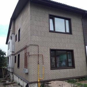 Отделка фасада панелями Vox SOLID Brick Regular Exeter