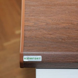 Пластиковый подоконник ПВХ Danke - Komfort - Дуб (фактурный)