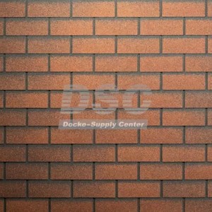 Фасадная битумная плитка Docke BRICK Клубника