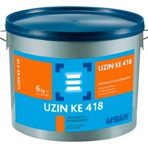 Uzin KE 418 клей для ПВХ-винила, ковролина - 6 кг