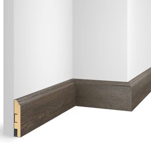 Плинтус Cosca Decor NanoFlex ЕP07 Дуб Турецкий 80x16x2400 мм